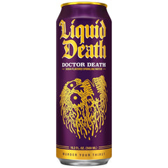 Liquid Death Soda-Flavored Sparkling Water - Severed Lime (Classic Lime Soda), Less Sugar*, Huge Flavor, No Artificial Sweeteners, King Size 19.2 Fl Oz (Pack of 12)