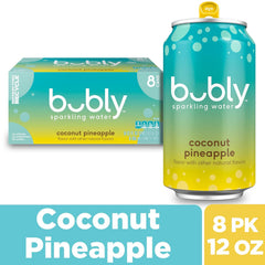 bubly Sparkling Water, Mango, Zero Sugar & Zero Calories, 12 Fl Oz Cans (Pack of 8)