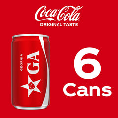 Coca-Cola Soda Soft Drink Fridge Pack Mini Cans, 7.5 fl oz, 10 Pack