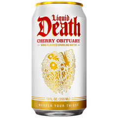 Liquid Death Soda-Flavored Sparkling Water - Severed Lime (Classic Lime Soda), Less Sugar*, Huge Flavor, No Artificial Sweeteners, King Size 19.2 Fl Oz (Pack of 12)