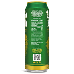 Liquid Death Soda-Flavored Sparkling Water - Severed Lime (Classic Lime Soda), Less Sugar*, Huge Flavor, No Artificial Sweeteners, King Size 19.2 Fl Oz (Pack of 12)