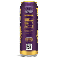 Liquid Death Soda-Flavored Sparkling Water - Severed Lime (Classic Lime Soda), Less Sugar*, Huge Flavor, No Artificial Sweeteners, King Size 19.2 Fl Oz (Pack of 12)