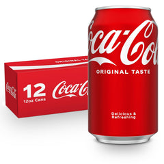 Coca-Cola Soda Soft Drink Fridge Pack Mini Cans, 7.5 fl oz, 10 Pack