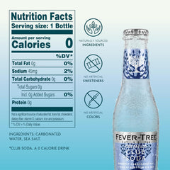 Fever-Tree Sparkling Cucumber – Premium Low Calorie Mixer for Cocktails and Mocktails, 6.8 fl oz Bottles, Pack of 24 – Naturally Sourced, Non-GMO