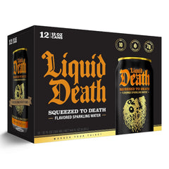Liquid Death Soda-Flavored Sparkling Water - Severed Lime (Classic Lime Soda), Less Sugar*, Huge Flavor, No Artificial Sweeteners, King Size 19.2 Fl Oz (Pack of 12)