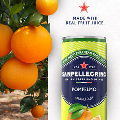 Sanpellegrino Italian Sparkling Drink Aranciata Rossa, Sparkling Orange and Blood Orange Beverage, 11.15 Fl Oz (Pack of 24)