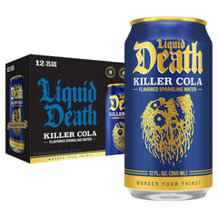 Liquid Death Soda-Flavored Sparkling Water - Severed Lime (Classic Lime Soda), Less Sugar*, Huge Flavor, No Artificial Sweeteners, King Size 19.2 Fl Oz (Pack of 12)