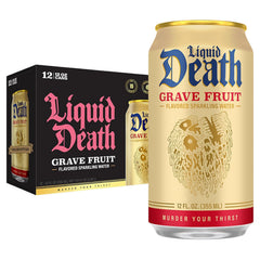 Liquid Death Soda-Flavored Sparkling Water - Severed Lime (Classic Lime Soda), Less Sugar*, Huge Flavor, No Artificial Sweeteners, King Size 19.2 Fl Oz (Pack of 12)