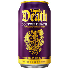Liquid Death Soda-Flavored Sparkling Water - Severed Lime (Classic Lime Soda), Less Sugar*, Huge Flavor, No Artificial Sweeteners, King Size 19.2 Fl Oz (Pack of 12)