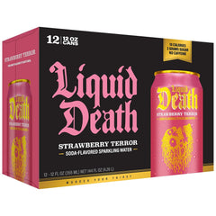 Liquid Death Soda-Flavored Sparkling Water - Severed Lime (Classic Lime Soda), Less Sugar*, Huge Flavor, No Artificial Sweeteners, King Size 19.2 Fl Oz (Pack of 12)