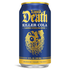 Liquid Death Soda-Flavored Sparkling Water - Severed Lime (Classic Lime Soda), Less Sugar*, Huge Flavor, No Artificial Sweeteners, King Size 19.2 Fl Oz (Pack of 12)