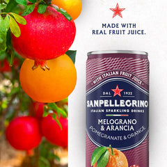 Sanpellegrino Italian Sparkling Drink Aranciata Rossa, Sparkling Orange and Blood Orange Beverage, 11.15 Fl Oz (Pack of 24)