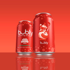 bubly Sparkling Water, The Super Mario Galaxy Movie Strawberry, Zero Sugar & Zero Calories, 12 Fl Oz Cans (Pack of 8), Packaging May Vary